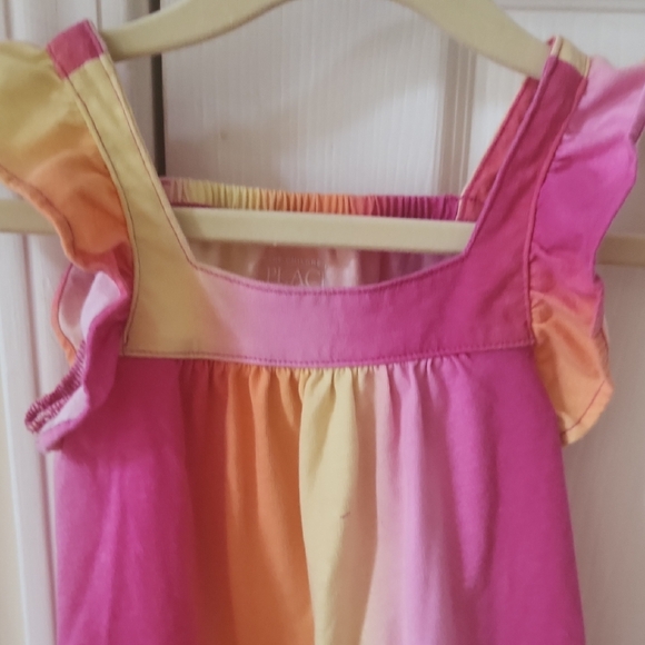 The Children's Place Vibrant Pink and Yellow Dress 18-24 Months - Picture 5 of 17
